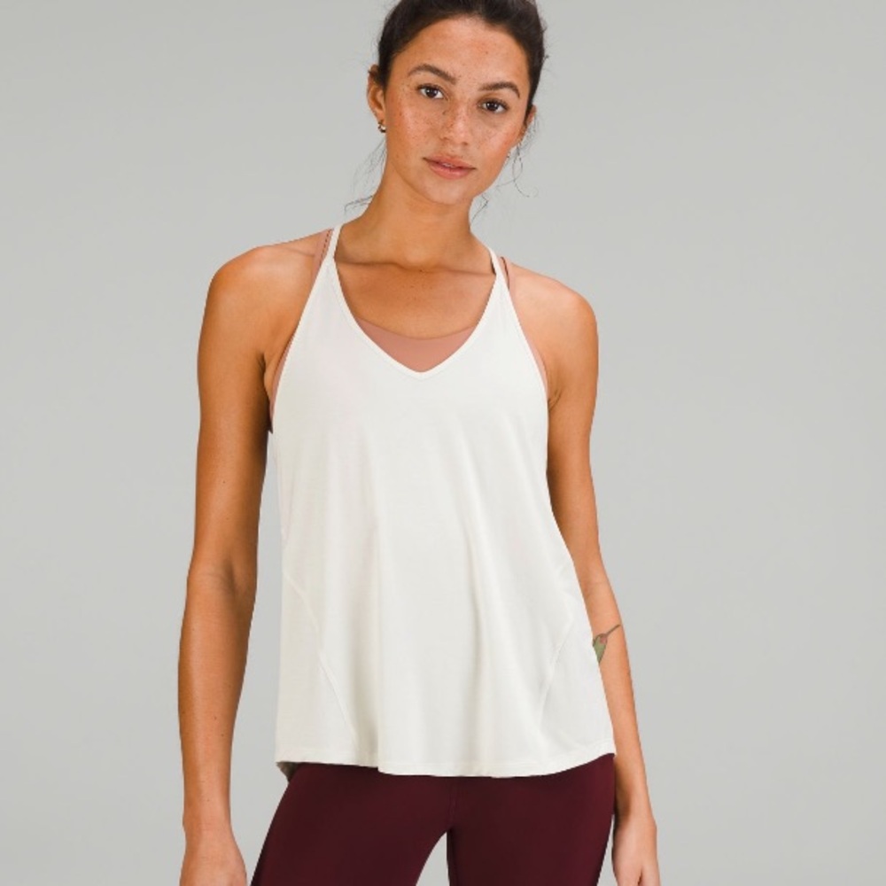 Lululemon Modal-silk Yoga Tank Top Bone